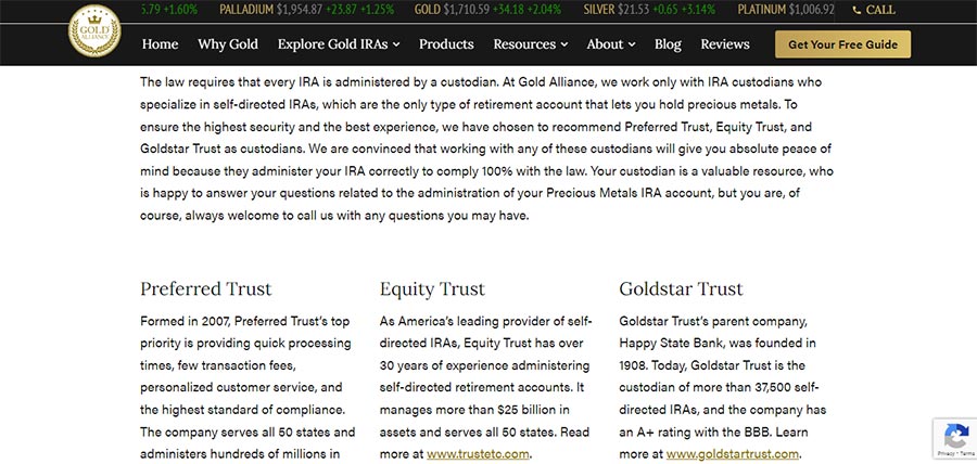 Gold Alliance Capital Review