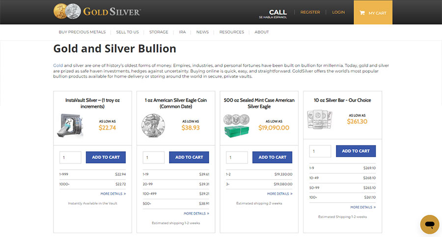 GoldSilver.com Review GoldSilver.com Review