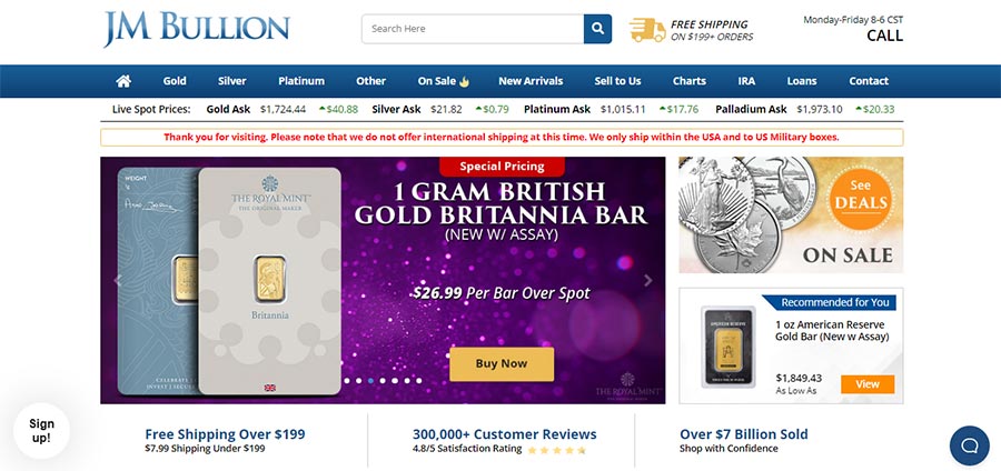 JM Bullion Review JM Bullion Review