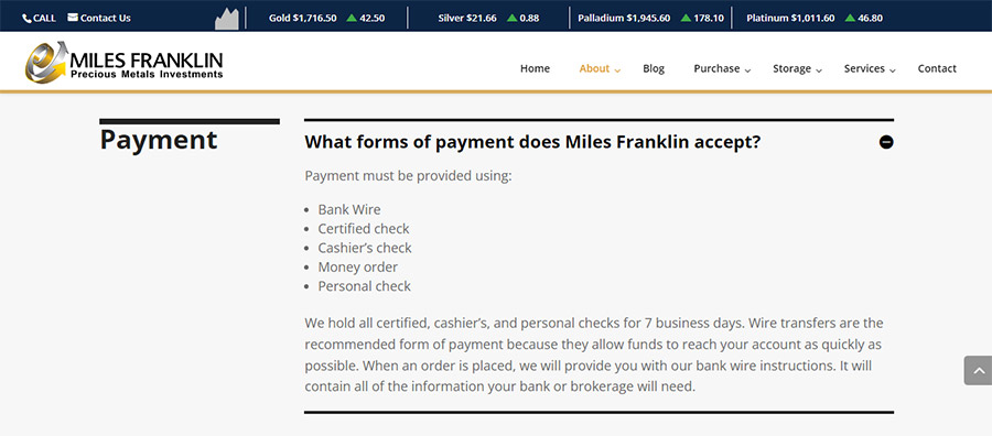 Miles Franklin Precious Metals Review Miles Franklin Precious Metals Review
