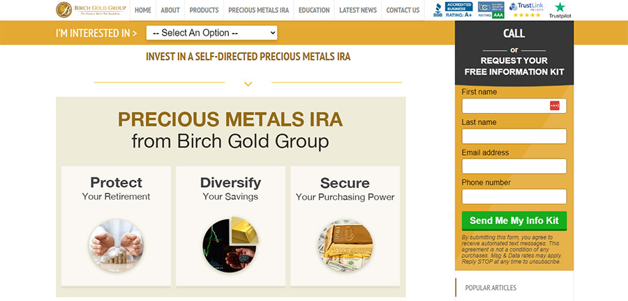 Birch Gold IRA Review Birch Gold IRA Review