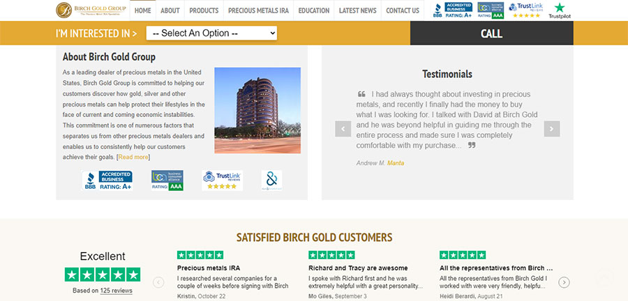 Birch Gold IRA Review Birch Gold IRA Review