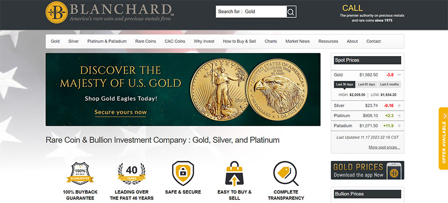Blanchard Gold Review Blanchard Gold Review