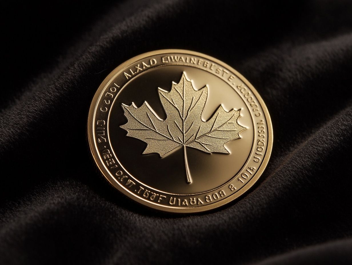 1 10 oz canadian gold maple leaf 6q