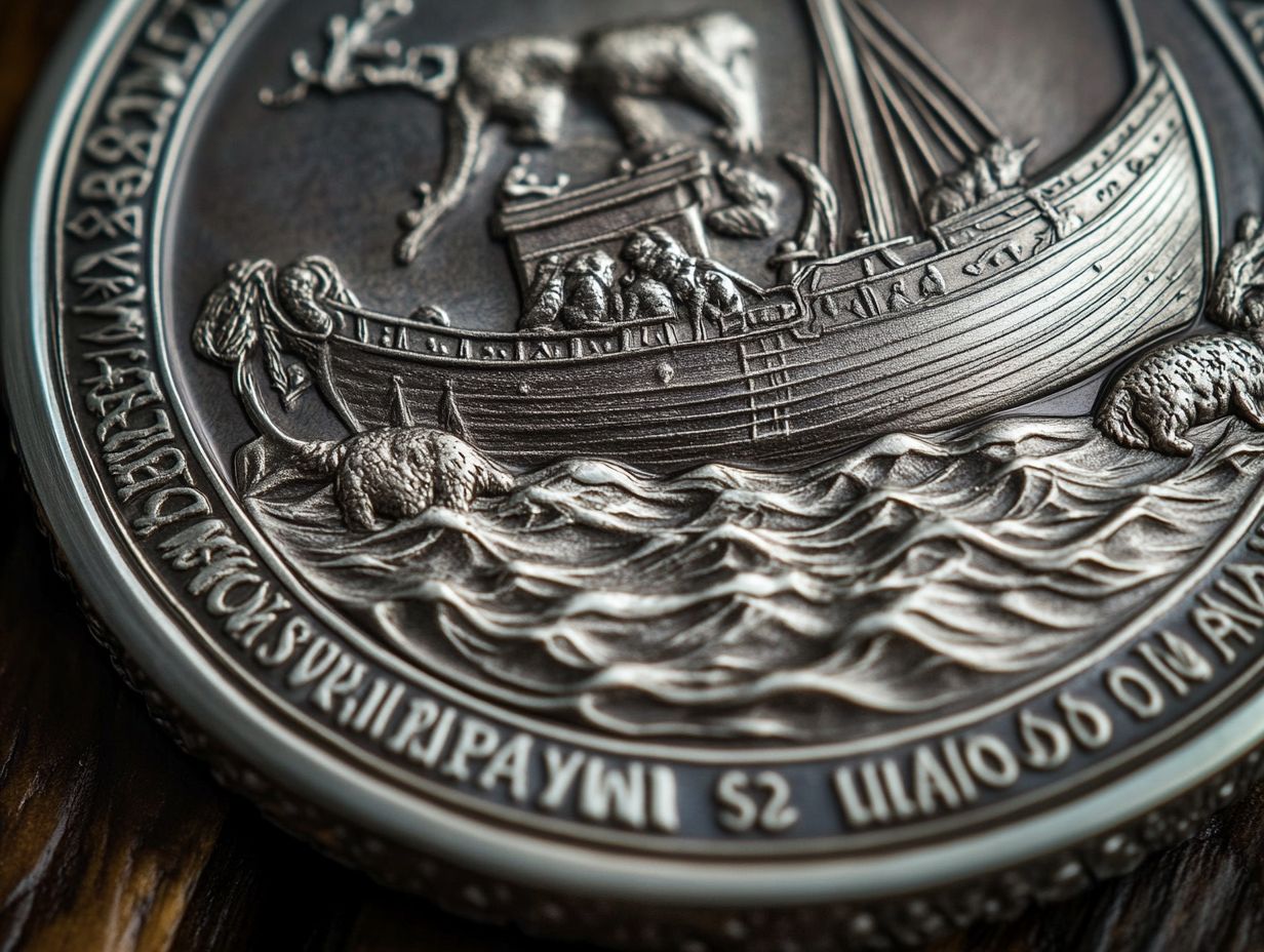 1 2 oz armenian silver noahs ark Tt