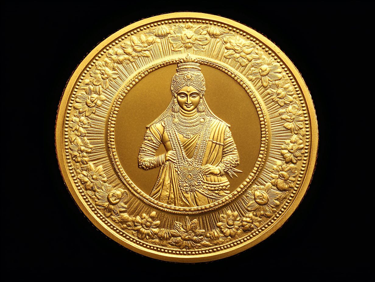 1 2 oz indian gold mohur KF