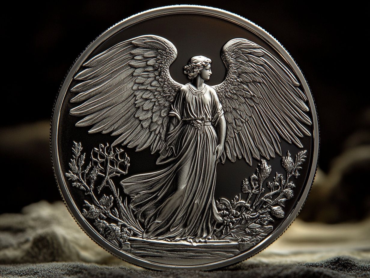 1 2 oz isle of man silver angel xR