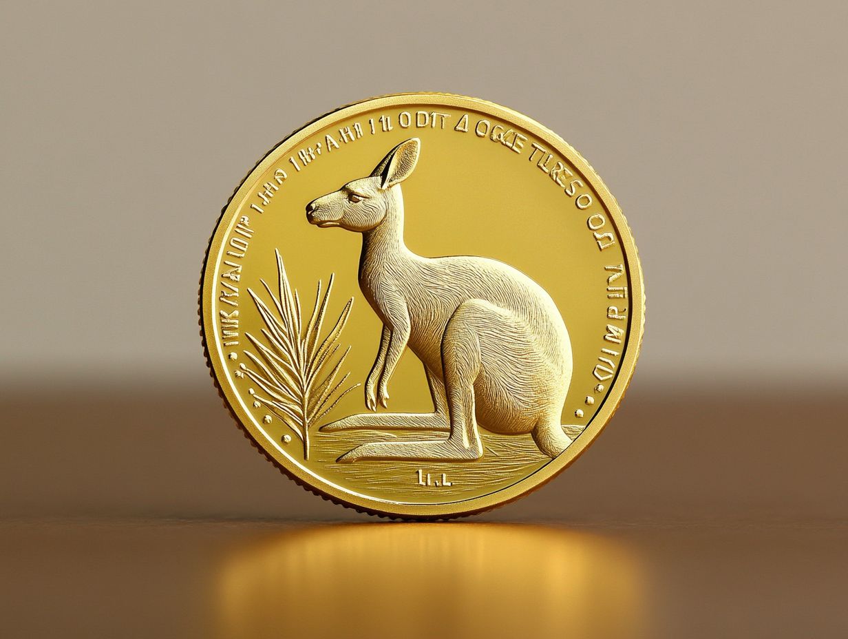 1 4 oz australian gold kangaroo nugget Fl