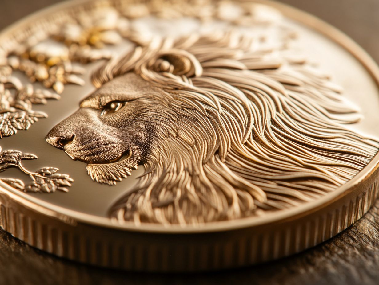 1 4 oz british gold queens beast Kl