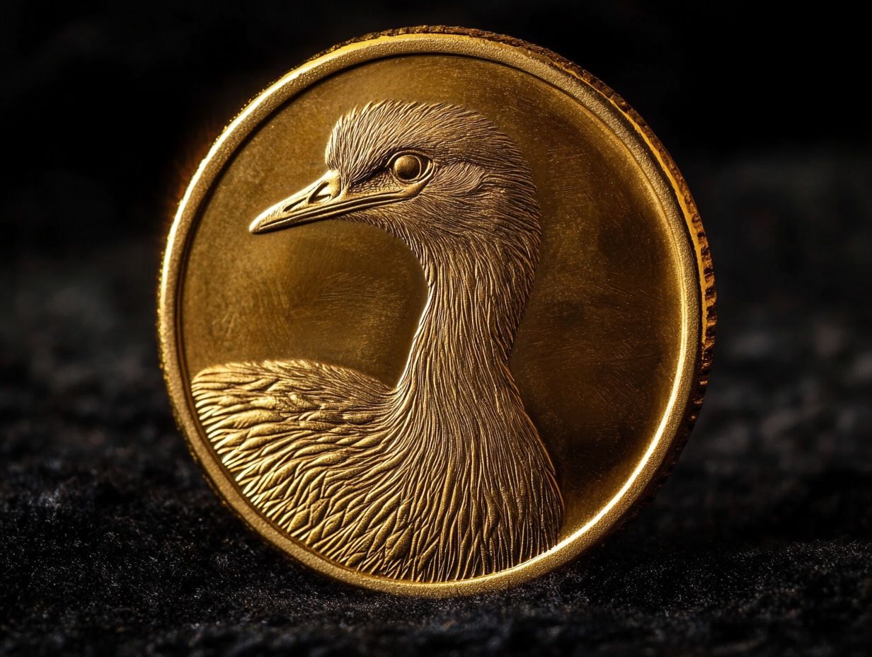 1 oz australian gold emu cx