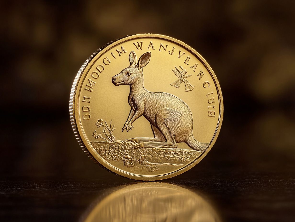 1 oz australian gold kangaroo nugget ib
