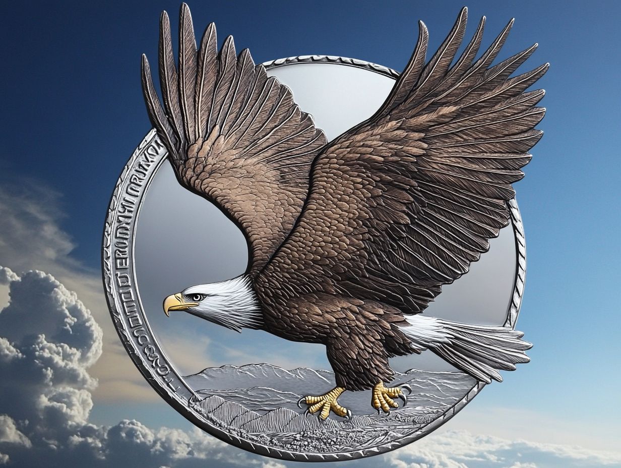 1 oz australian silver wedge tailed eagle tX
