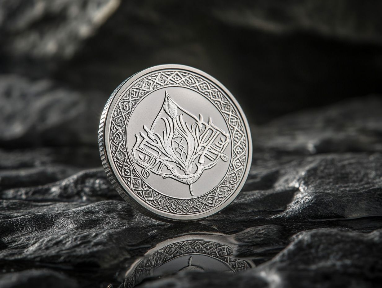 1 oz bahraini silver dinar ZF