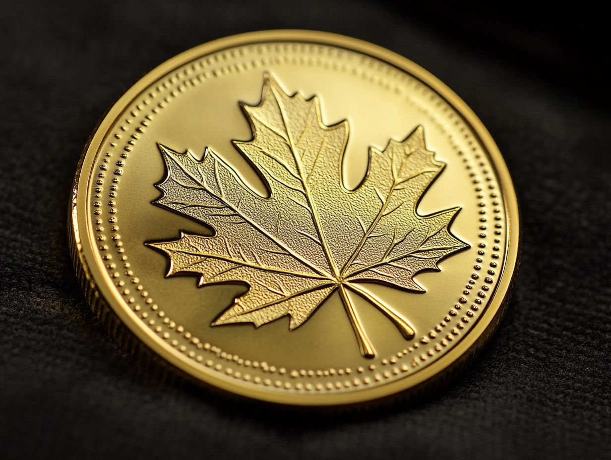 1 oz canadian gold maple leaf hY