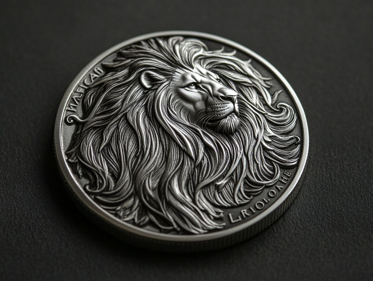1 oz czech republic silver lion QQ