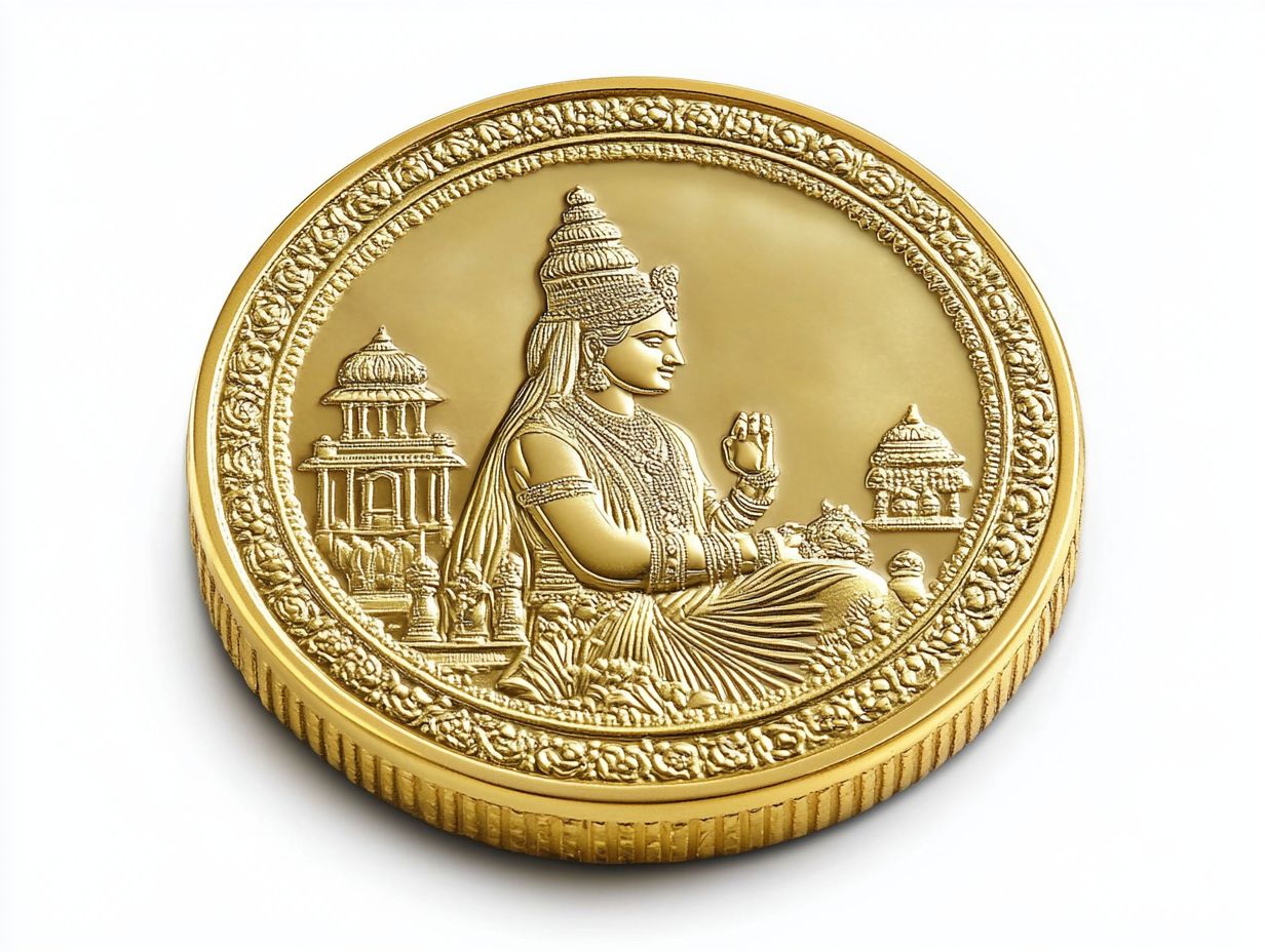 1 oz indian gold mohur GK