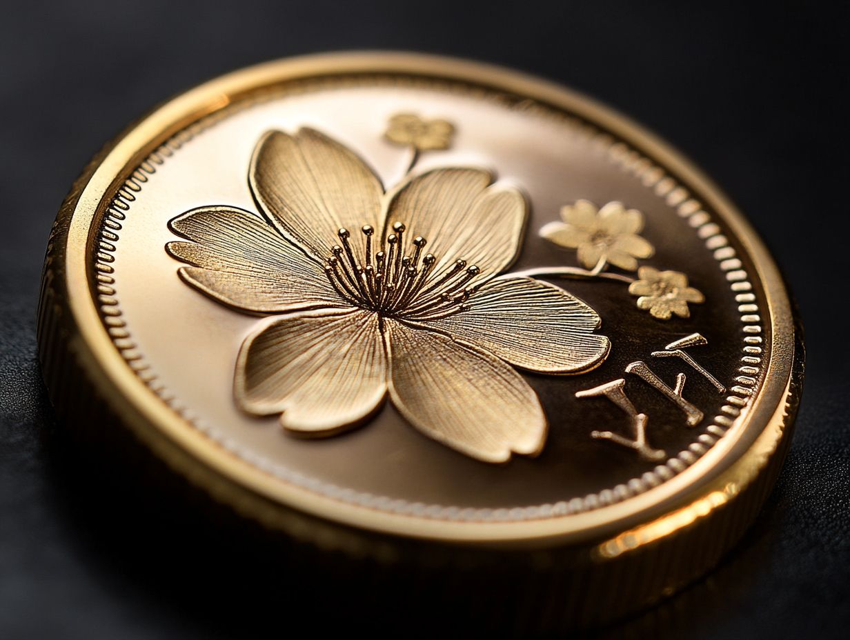1 oz japanese gold yen ua