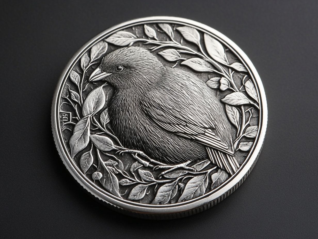 1 oz new zealand silver kiwi bG