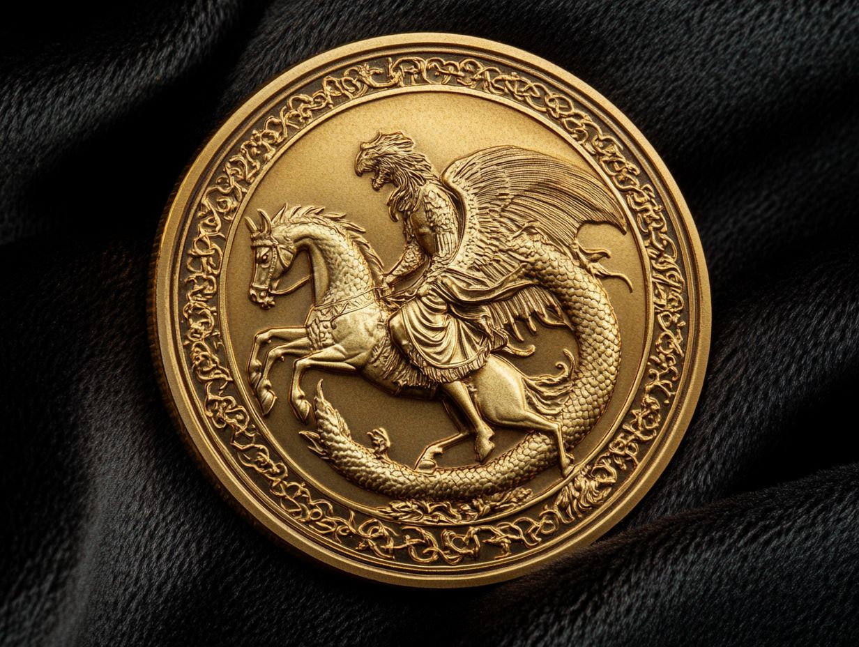 1 oz russian gold george the victorious 1H