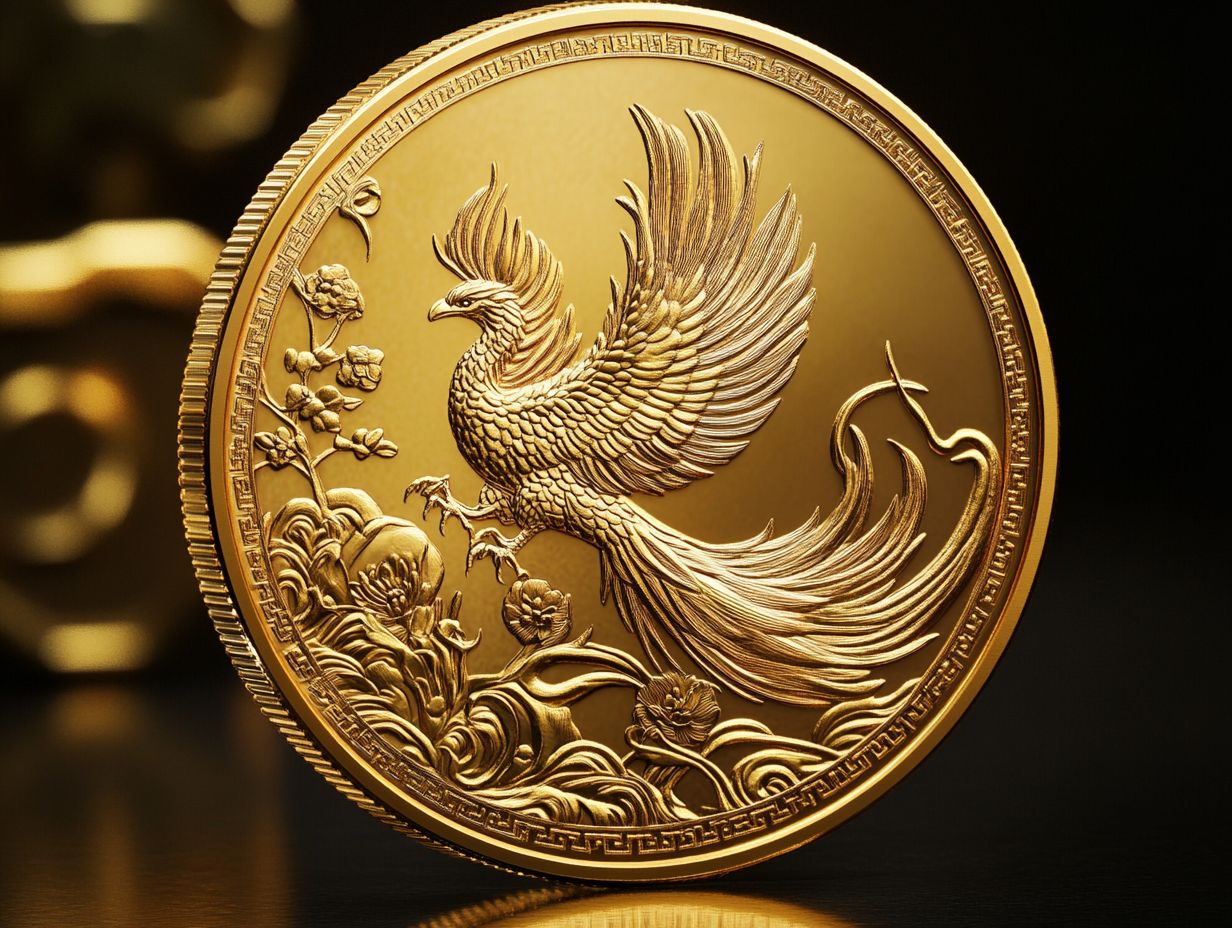 1 oz south korean gold phoenix Yh