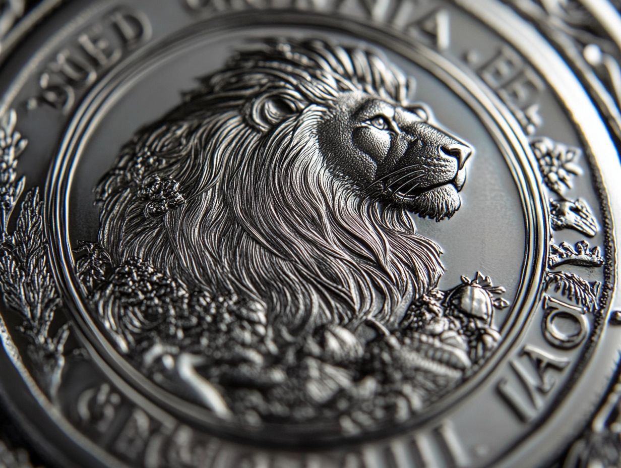 2 oz british silver queens beast 1R