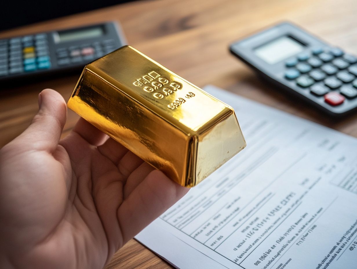 How can i take physical possession of the gold in my ira CU
