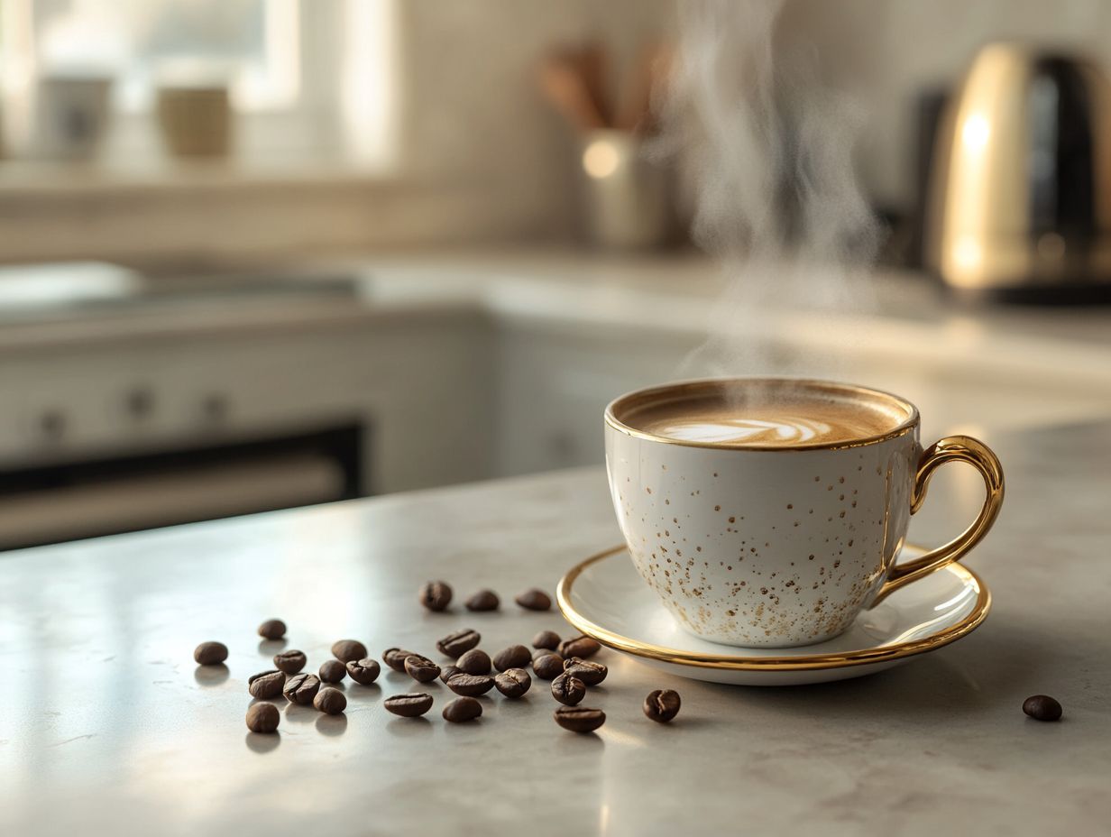 The Intersection of Gold and Coffee
