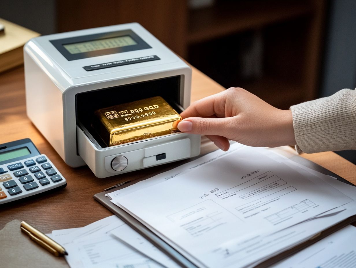 How to put physical gold in your ira NS
