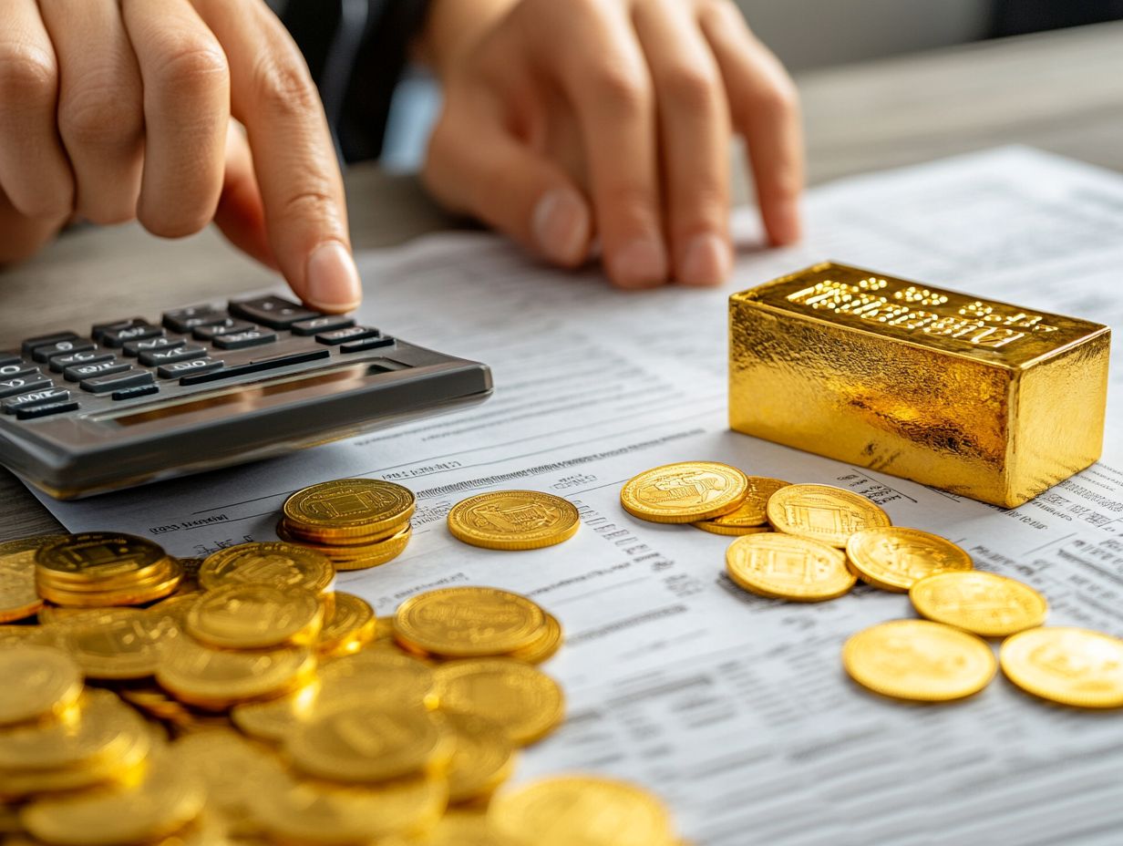 How to record loss on gold in an ira 3q