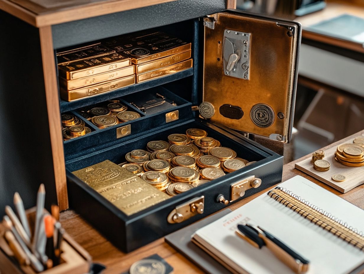 How to store ira gold at home UK
