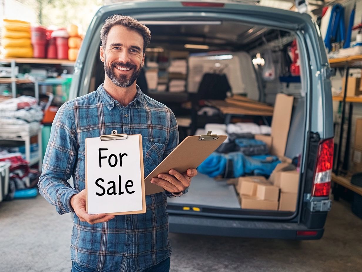 A professional negotiating the sale of a cleaning business