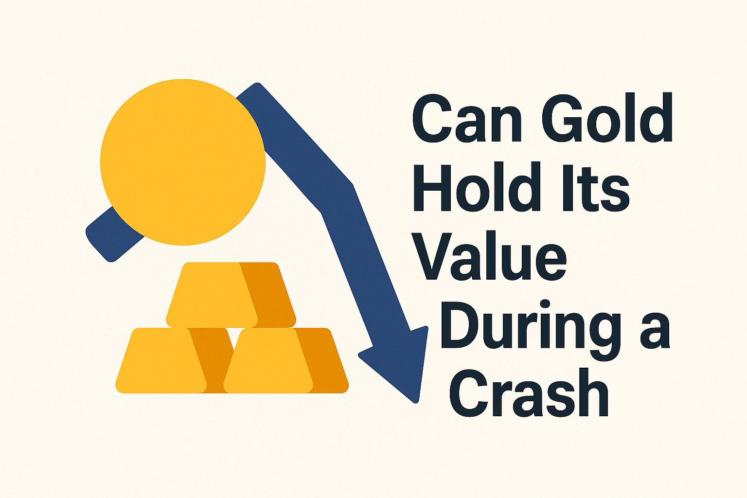 Can gold hold its value during a crash kq