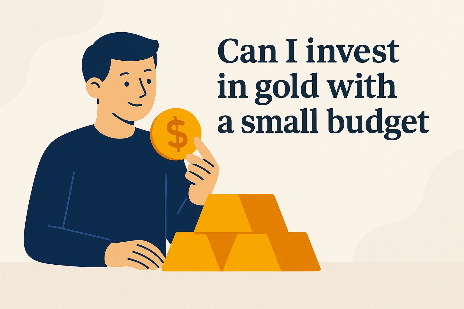 Can i invest in gold with a small budget Pu