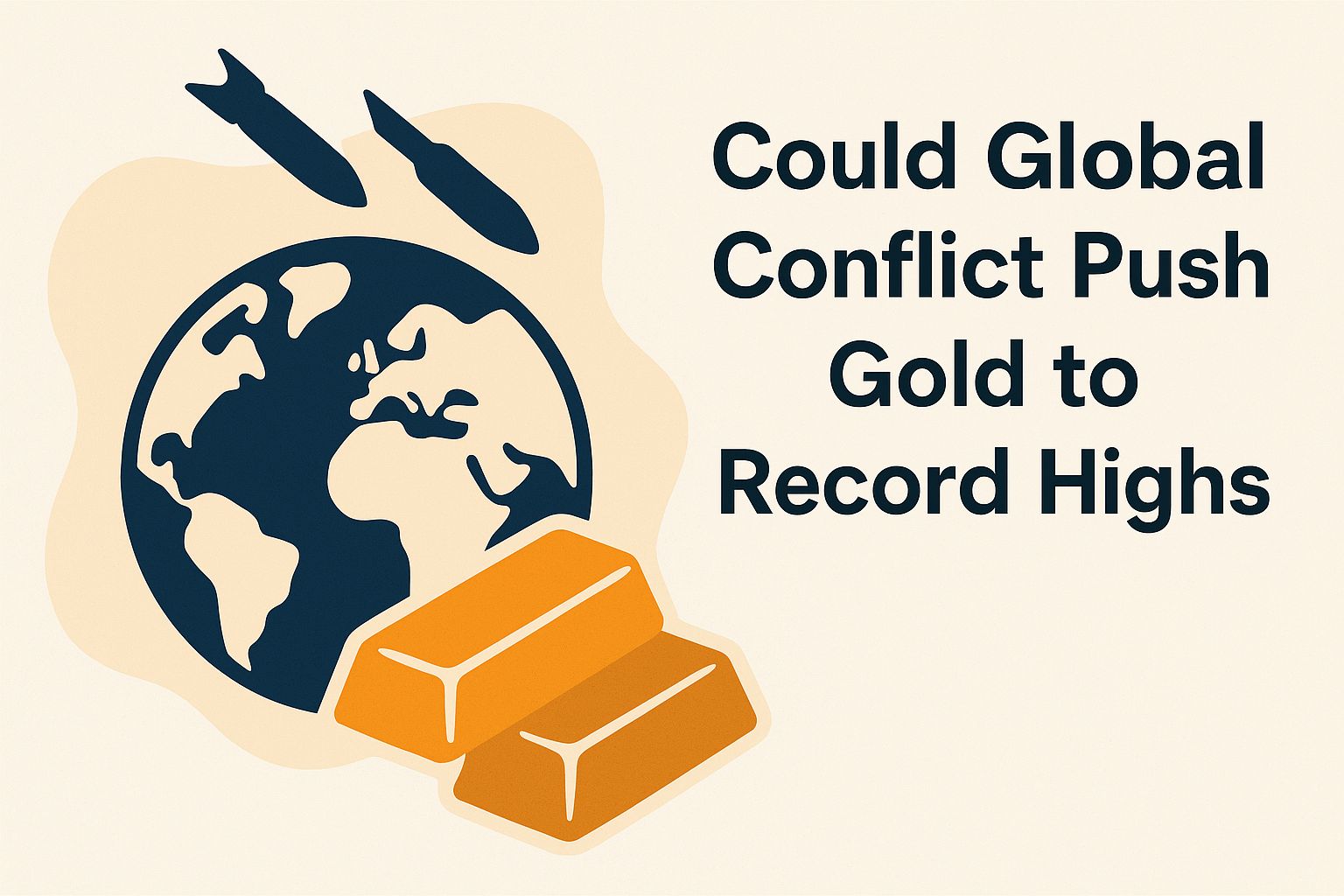 Could global conflict push gold to record highs aD