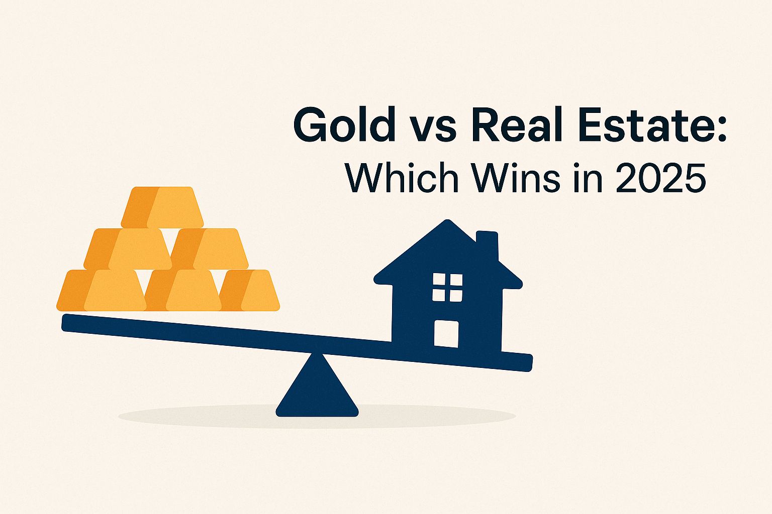 Gold vs real estate which wins in 2025 wk