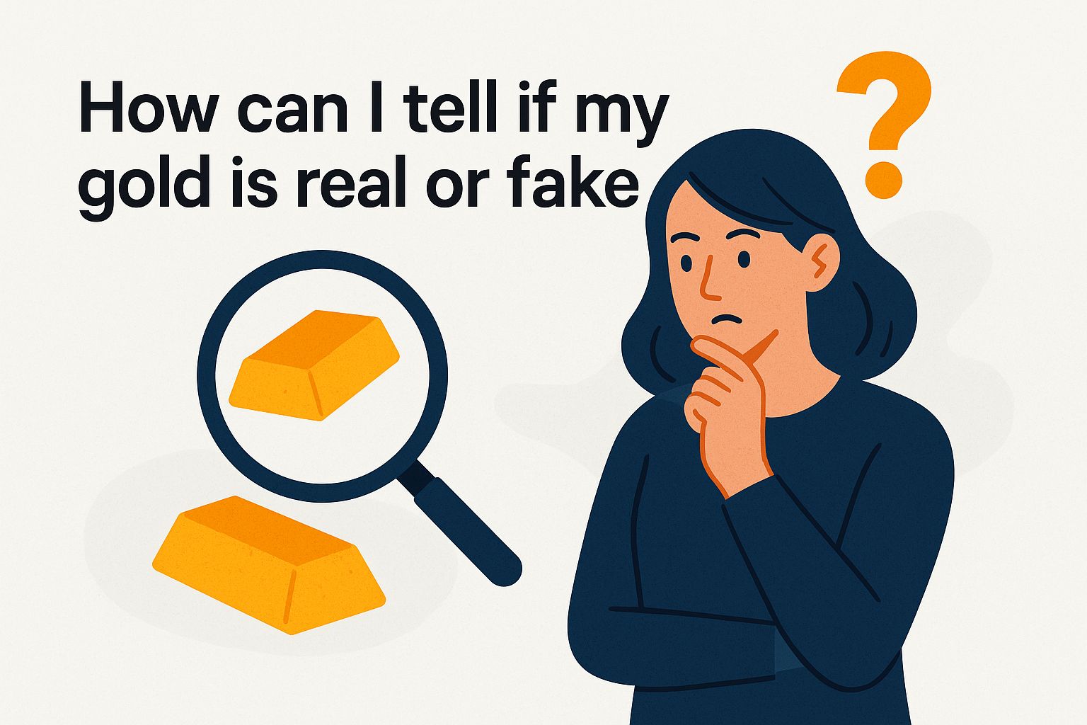 How can i tell if my gold is real or fake XI