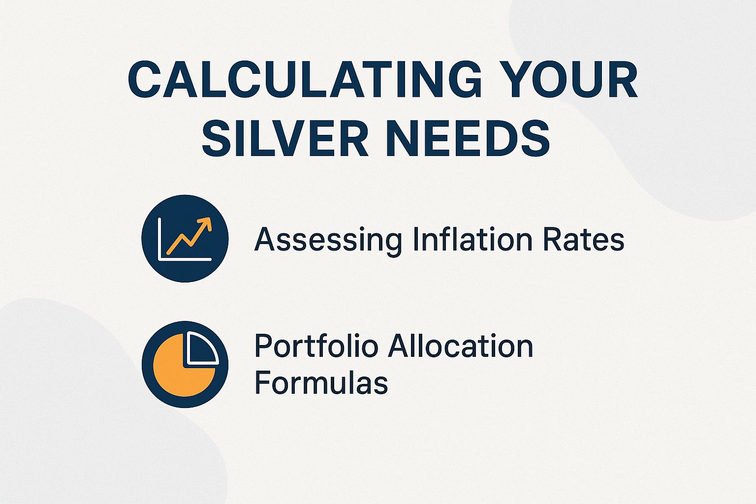 Calculating Your Silver Needs