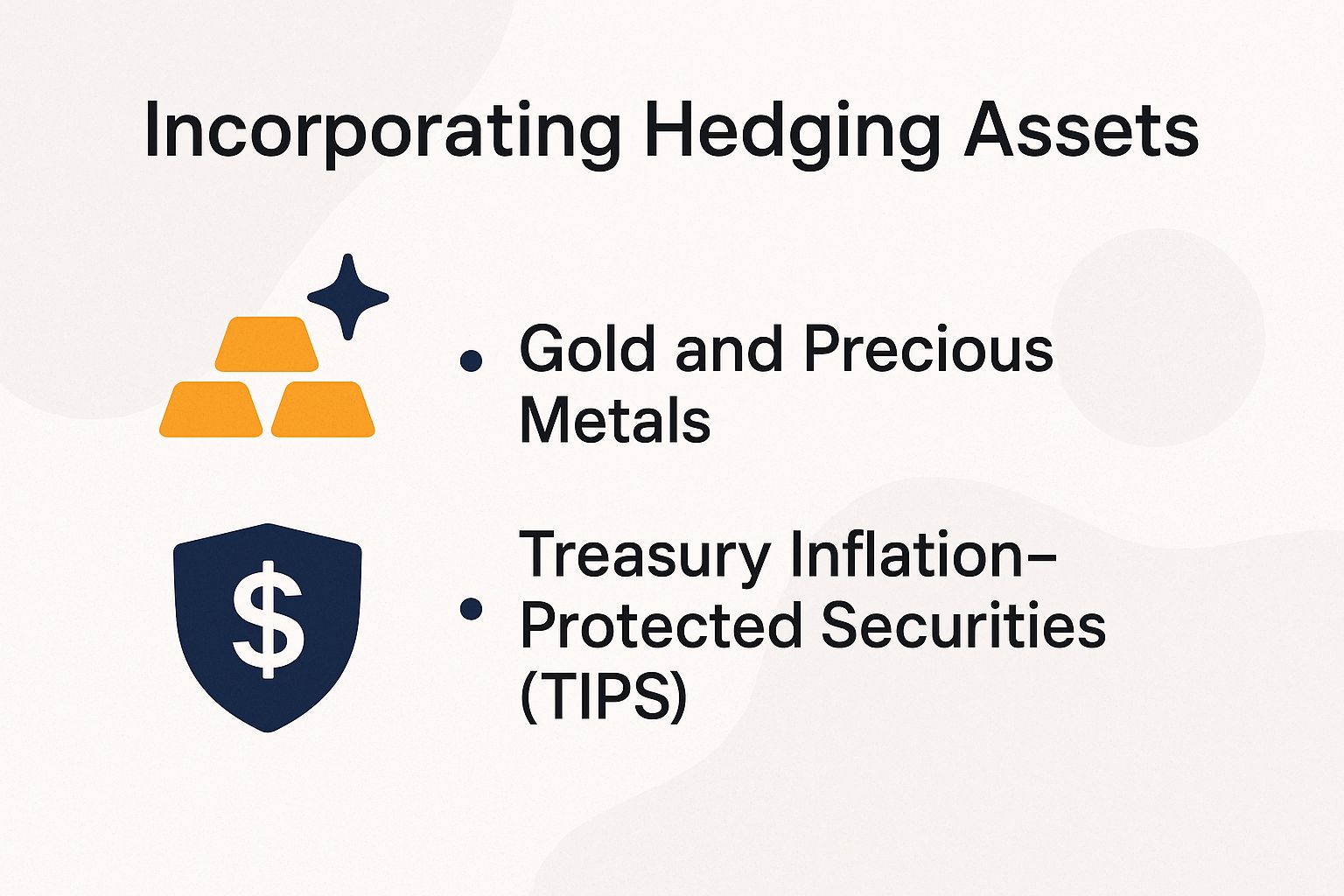 Incorporating Hedging Assets
