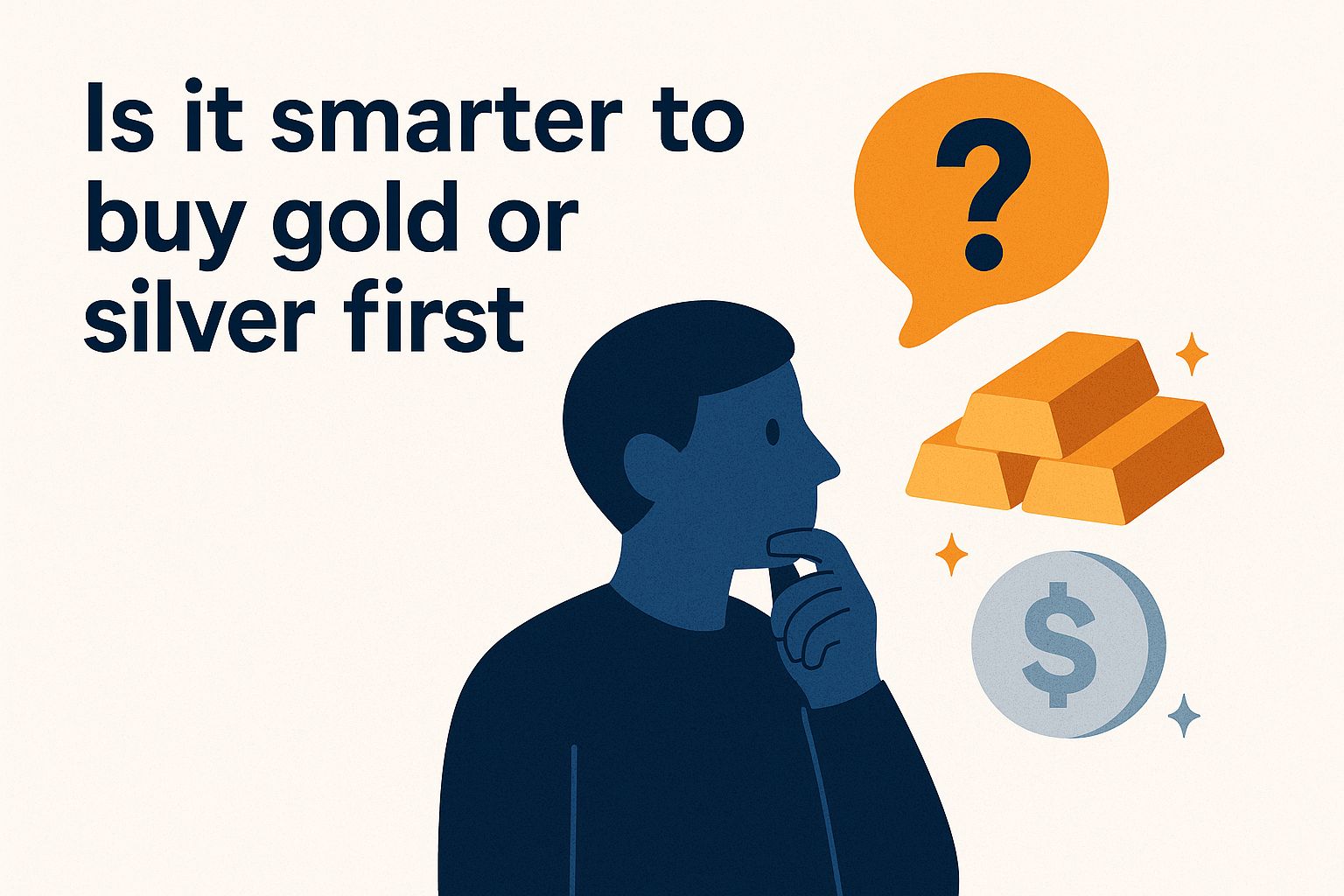 Is it smarter to buy gold or silver first 5u