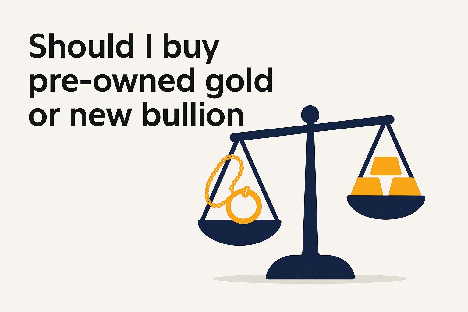 Should i buy pre owned gold or new bullion Cd