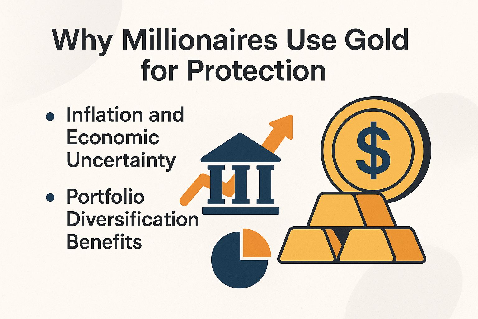Millionaires protecting wealth with gold investments