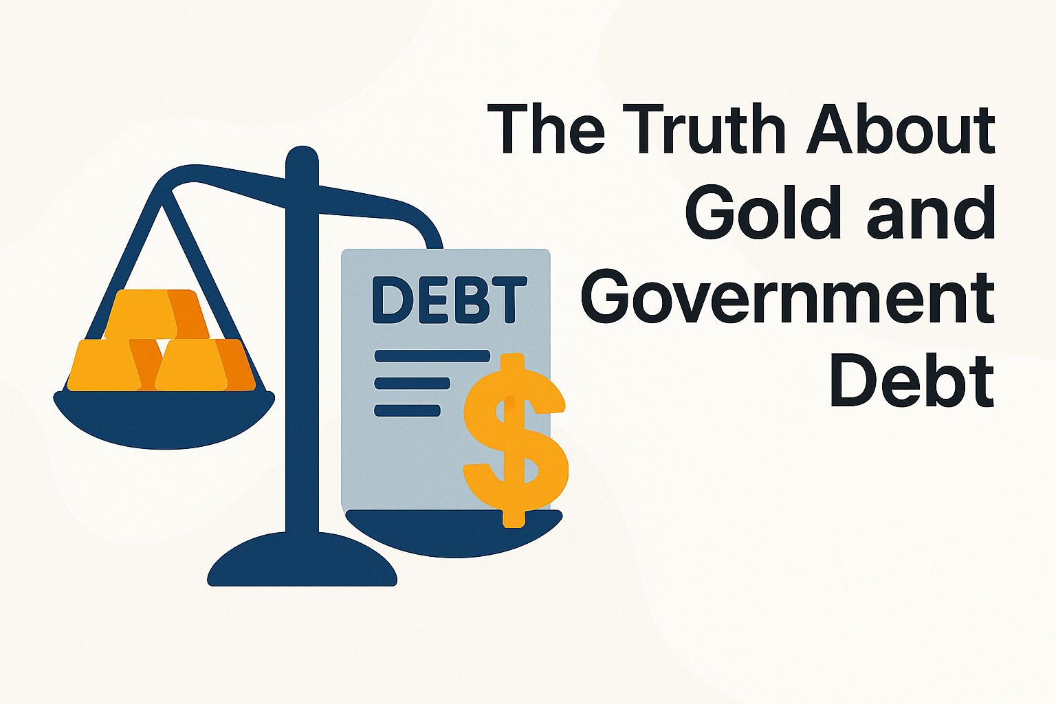 The truth about gold and government debt 1d