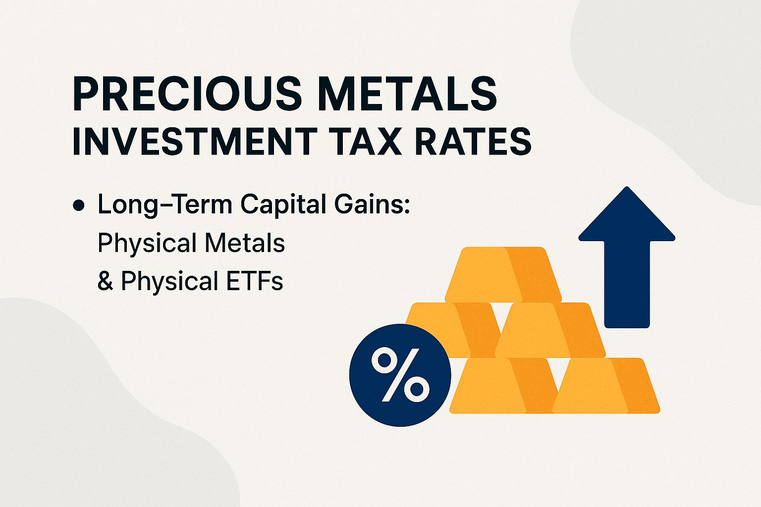 Precious Metals Investment Tax Rates