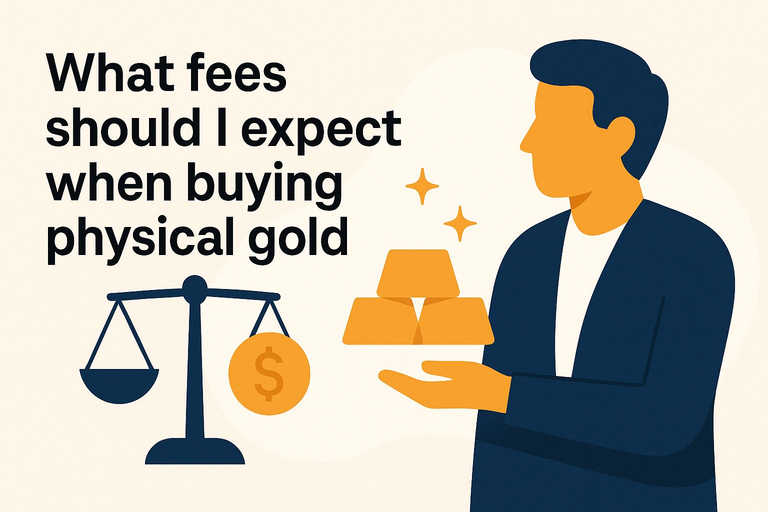What fees should i expect when buying physical gold 4i