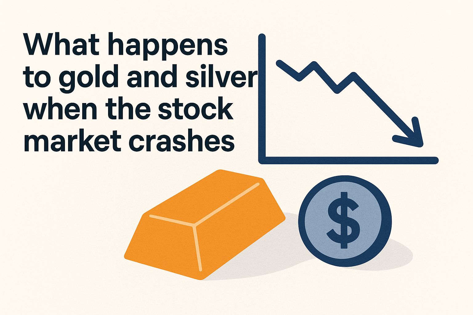 What happens to gold and silver when the stock market crashes mD