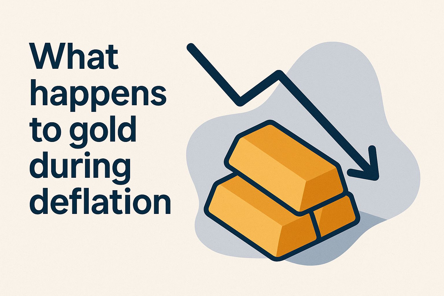 What happens to gold during deflation gp