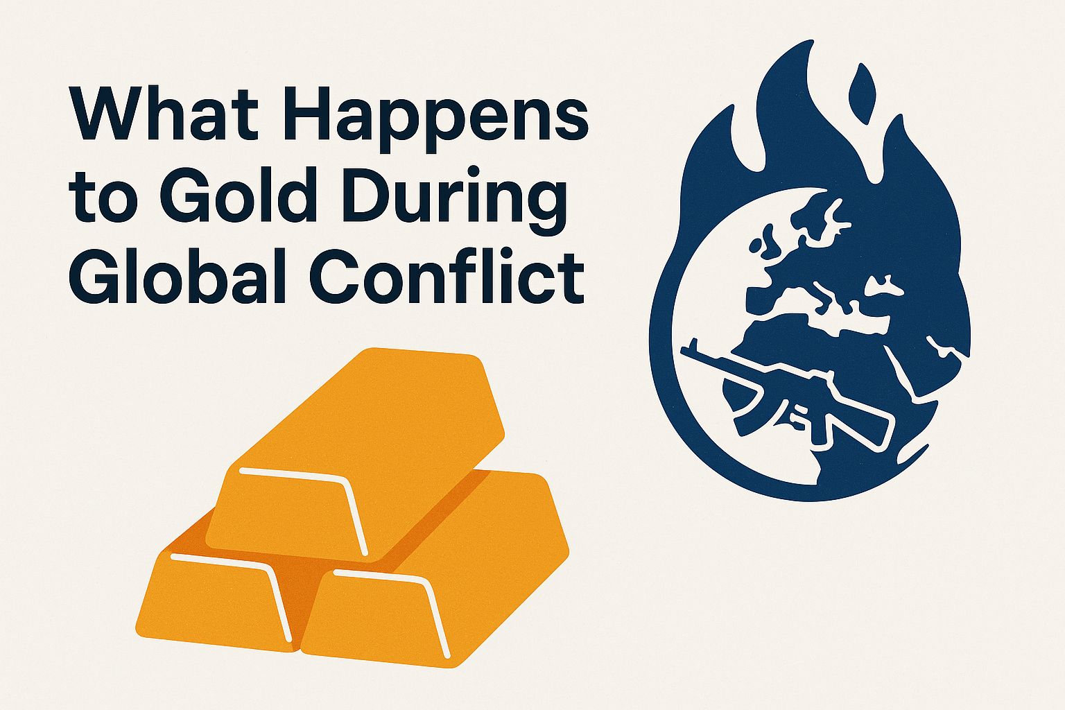 What happens to gold during global conflict Eq