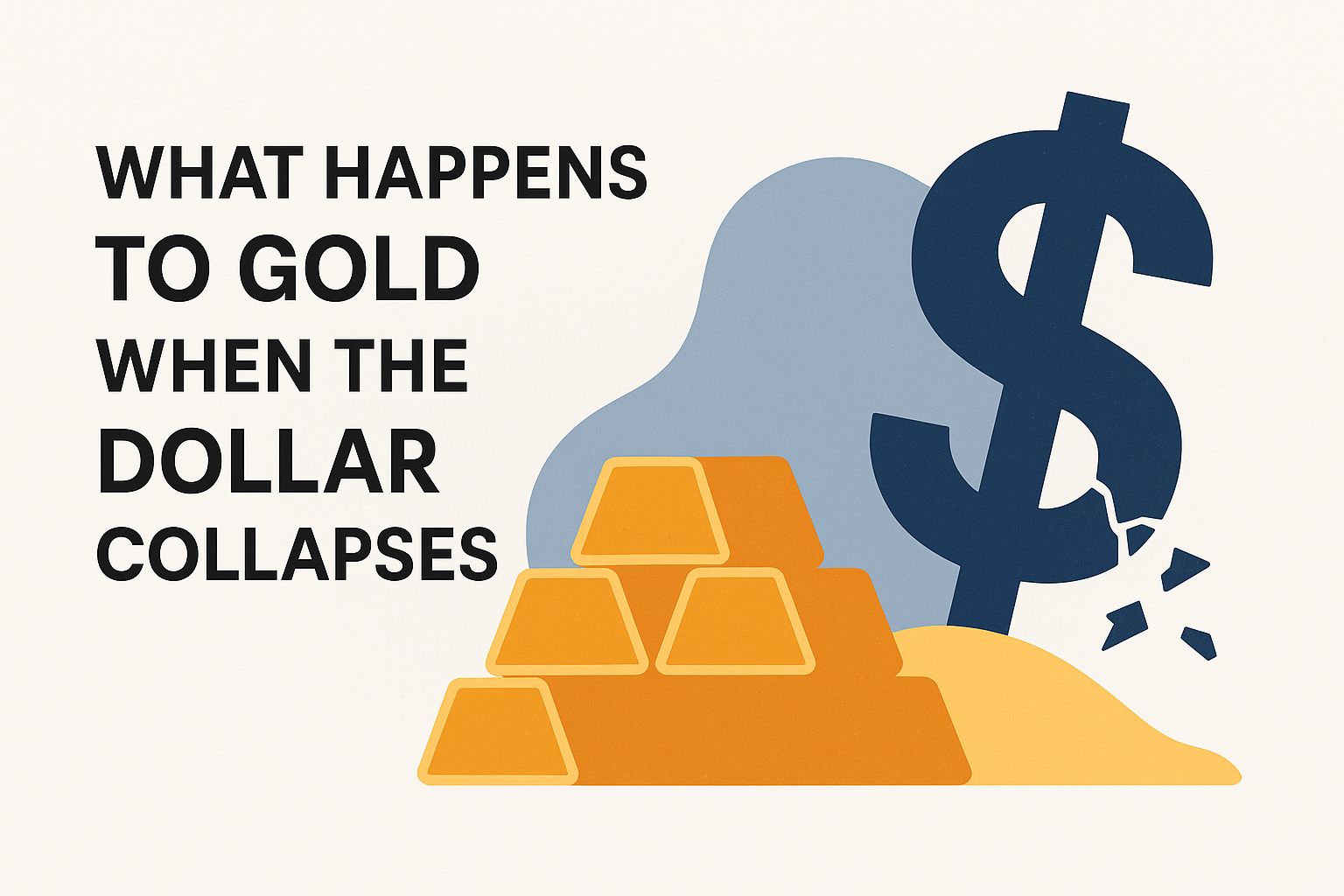 What happens to gold when the dollar collapses iy