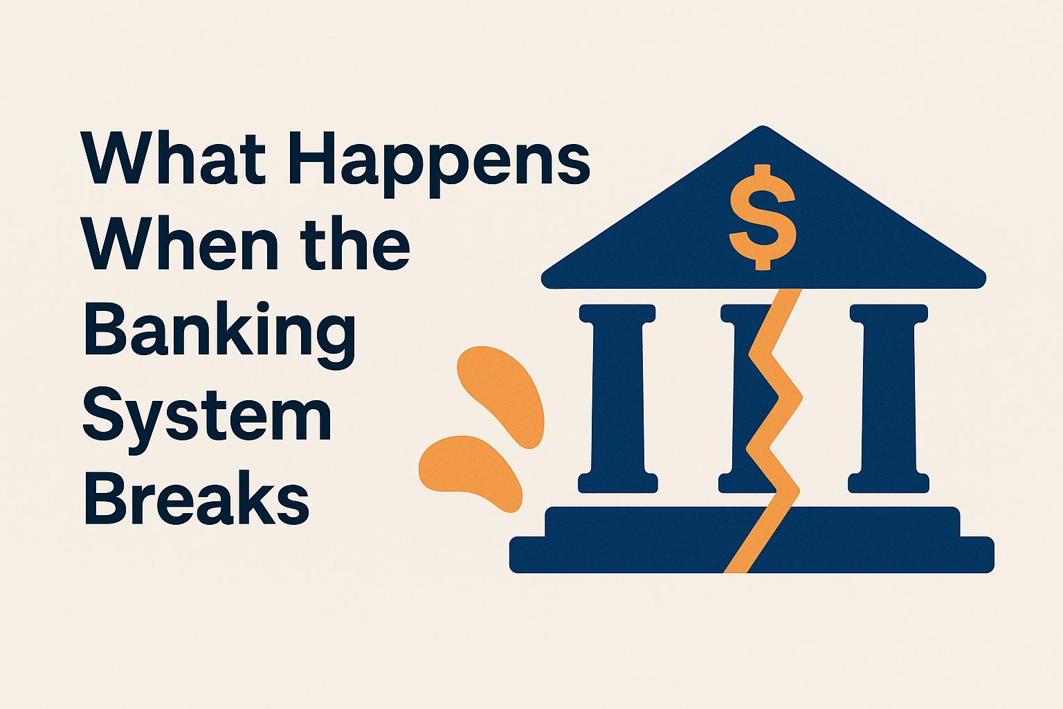 What happens when the banking system breaks cb