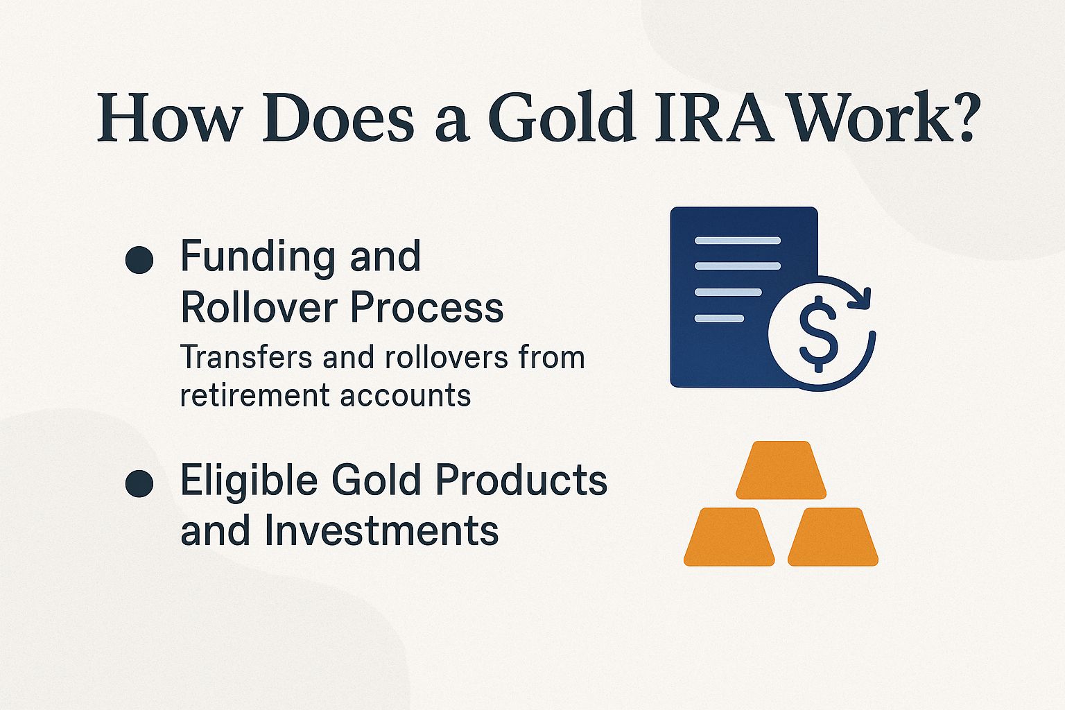 Illustration: How a Gold IRA Works for Secure Retirement Investing
